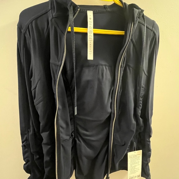 Lululemon Nulu Hooded Define Jacket *Ruched* - True Navy - Picture 2 of 5
